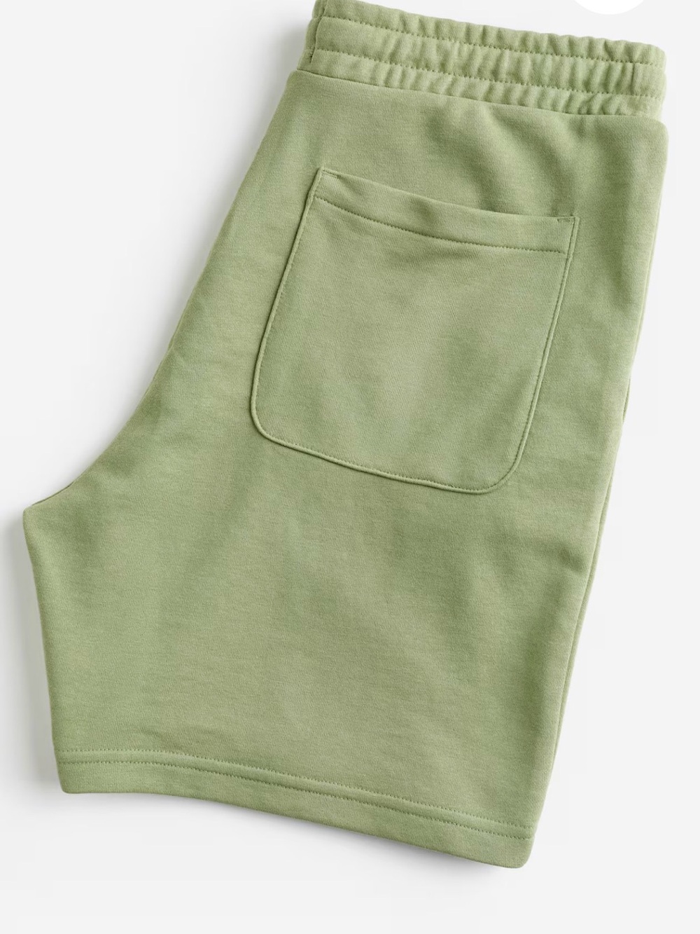 H&M Light Olive Green Drawstring Athletic Shorts - Picture 2 of 6